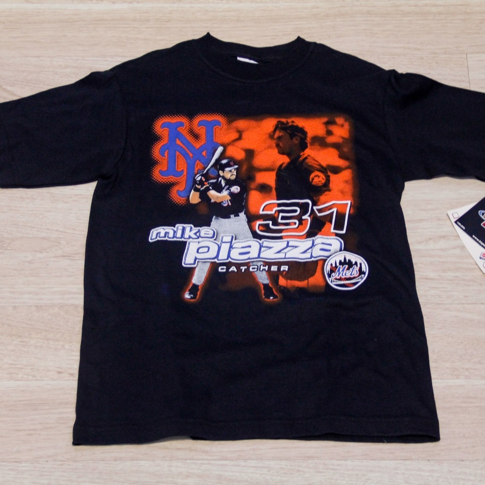 NWT Majestic Youth NY Mets T Shirt Medium Vintage